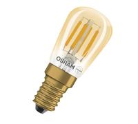 Osram Tube LED Vintage 1906 T26 Filament, 2,8 W, E14, doré, transparent, recommandé pour l'éclairage des étagères, des miroirs, des solutions d'éclairage linéaire, l'éclairage d'accentuation dans les