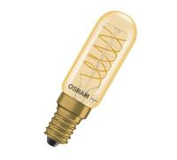 OSRAM Tube LED Vintage 1906 T26 Spiral, 4,8 W, E14, doré, transparent, recomman