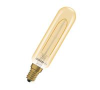 Osram Tube LED Vintage 1906 T28 Filament, 2,8 W, E14, doré, transparent, T28, pour bandeaux lumineux, meubles, vitrines, luminaires encastrés, éclairage linéaire