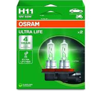 Ampoule PGJ19-2 H11 64211ULT-2HB OSRAM pour MITSUBISHI PEUGEOT LAND ROVER TOYOTA