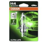 OSRAM ULTRA LIFE H4, Lampe de phare halogène, 64193ULT-01B, 12V véhicule de tourisme, blister individuel (1 pièce)