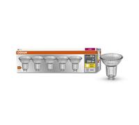 Osram Universal Pack de 5 ampoules LED GU10, 2700 K, 4,3 W, 4058075090460, PAR16