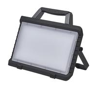 Osram VAL BAT PANEL Projecteur de travail LED, gris foncé/noir, 30W, 2400lm, blanc froid, alimenté par batterie, fonction de charge USB grâce à la batterie externe intégrée, portable, IP54, 6500K.