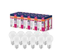 Osram Valeur d'étoile LED Classic A40 LAMPE LED pour la prise E27, forme de poire, FR, 470 lumens, blanc froid (4000K), remplacement des ampoules de 40W conventionnelles, non dimmables, 10 pack