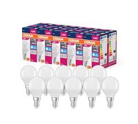 OSRAM Valeur d'étoile LED Classic P40 LAMPE LED pour la prise E14, forme de goutte, fr, 470 lumens, lumière du jour (6500k), remplacement des ampoules de 40W conventionnelles, non dimmables, 10 pack