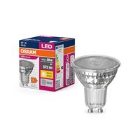 Osram Valeur d'étoile LED par16 lampe LED pour la base GU10, lampe de réflecteur, GL, 575 lumens, blanc chaud (3000k), remplacement des ampoules de 80 W conventionnelles, non dimmables, 10 pack