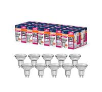 OSRAM Valeur d'étoile LED par16 lampe LED pour la prise GU10, lampe réflecteur, GL, 350 LM, la lumière du jour blanche (6500k), remplacement de 50W conventionnelles, non dimmables, 10 pack