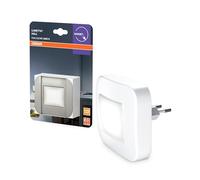 OSRAM Veilleuse inclinable, capteur de lumière du jour, 3000K, 3lm, 0,2W, plug-and-play, blanche, pour chambres d'enfants et espaces de vie
