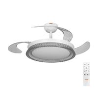 OSRAM Ceiling Fan Cierzo 1220mm 60W CCT RGB Ventilateur de plafond 60 W (Ø) 1220 mm avec éclairage, avec télécommande, variable, minuteur
