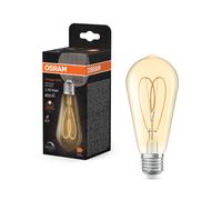 Osram Ampoule Vintage 1906 Edison - 8 W 806 lm E27 verre doré Ø64 mm 2200 K intensité variable EEK F