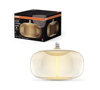 OSRAM Vintage 1906 Big Elipse, ampoule LED décorative avec verre ambré, avec nouveau filament ultra-mince et magnétique, culot E27, 2.5 watts, blanc chaud (2700K), faible consommation d'énergie