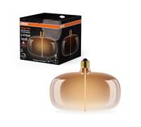 Osram Ampoule LED Vintage 1906 Big Elipse 4W 120 lm E27 verre marron thé 215mm CRI 80 1800K dimmable