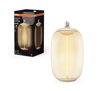 OSRAM Vintage 1906 Big Elipse Oval, ampoule LED décorative avec verre ambré, avec filament ultra-mince et magnétique, culot E27, 4 watts, blanc chaud (2700K), faible consommation d'énergie