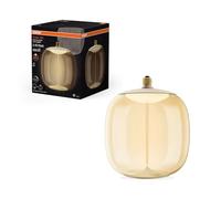 Osram Vintage 1906 Big Oval est une décorative à intensité variaben plastique dotée de la technologie magnétique à filament LED. Il propose 12 W, 1800K,E27, design ambre, diamètre 250 mm, CRI 80.