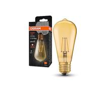 Osram Vintage 1906® Classic Edison Fil LED lampe, E27, or, 2,2W, 250lm, 2400k, couleur de confort blanc chaud, consommation très faible, durée de vie longue durée
