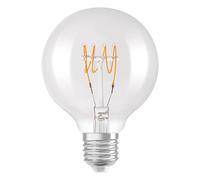 Osram LED Spirale Filament G80 Globe 4,8W = 40W E27 Clair 470lm Chaude Dimmable