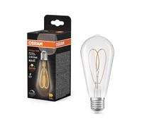 Osram Ampoule LED Vintage 1906 Edison – 7,2 W, E27, 2700 K, à intensité variable, ST64