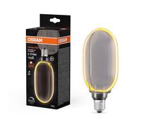 Osram Vintage 1906 Globe 100 Filament O Lampe, 4 W, 110 lm, 1800 K, 818 blanc chaud agréable, Smoke, IP 20, verre sans plomb, 100 mm, douille E27