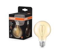 Osram Ampoule LED Vintage 1906 Globe E27 4,9 W 2200 K gradable verre doré Ø80 mm 470 lm