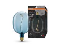 Osram Vintage 1906 green tinted LED lamp, 4.5W, 100lm, balloon shape with 170mm diameter & E27 base, warm white light, dimmable filament, life of up to 15,000 hours