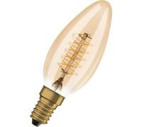 OSRAM Vintage 1906 LED CLASSIC A,B,P SLIM 3.4W 822 Gold Ampoule E14 250lm 2200K blanc chaud comme 25W dimmable 4099854091612
