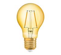 Osram Ampoule LED Vintage 1906 E27 Poire Filament Dorée 2,5W 220 lm Blanc très chaud Équivalent 25W