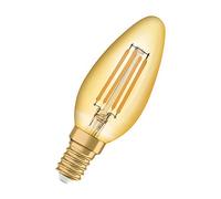 Ampoule LED E27 4W 2400K Non gradable Vintage 1906 Flamme 1 Doré Ledvance