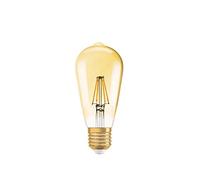 Osram Vintage Edition 1906 Ampoule LED à Filament - Culot E27 - Forme Edison Or Ambrée - pas dimmable - 4W=35W 410 lm 2500K, 1-Pack
