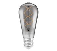 OSRAM Vintage Edition 1906 Ampoule LED à Filament Spirale | Culot E27 | Forme Edison Smoke | Blanc Chaud 1800K | 5W (équivalent 15W)