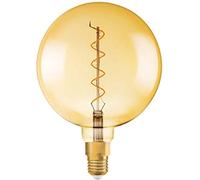 Osram Vintage Edition 1906 Ampoule LED à Filament Spirale - Culot E27 - Forme Spéciale Globe 200mm Big Globe Or Ambrée - Blanc Chaud 2000K - 5W (Équivalent 28W)