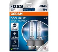 Osram XENARC® Cool Blue Boost, D2S, Xenon Headlight Lamps, 7000K, Hanging folding box (2 lamps), offroad use only