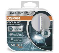 OSRAM XENARC COOL BLUE INTENSE D4S, +150% plus lumineux, jusqu'à 6 200K, ampoule de phare xénon, look LED, duo box (2 lampes)