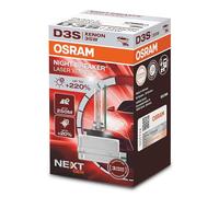 Osram XENARC NIGHT BREAKER LASER D3S Next Generation, luminosité supérieure + 220%, ampoule xénon HID, lampe à décharge, 66340XNN, boîte carton (1 lampe)