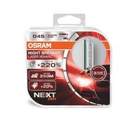 OSRAM XENARC NIGHT BREAKER LASER D4S Next Generation, luminosité supérieure + 220%, ampoule xénon HID, lampe à décharge, 66440XNN-HCB, boîtier duo (2 lampes)