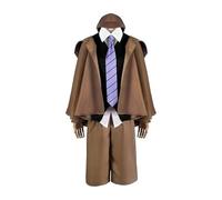 OSRDFV Costume de cosplay Bungo Stray Dogs - Motif personnage d'anime Ranpo Edogawa - Détective - Ensemble d'Halloween pour homme et femme (costume de cosplay Ranpo Edogawa, taille M)