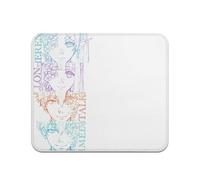 OSRDFV Tapis de souris de jeu Frieren : Au-delà du voyage fin de l'anime personnage animé antidérapant en caoutchouc tapis de souris de bureau tapis d'ordinateur 260 x 210 mm (type 4, 26 x 21 cm)