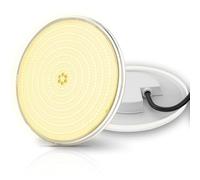 OSREE 35W Projecteur Piscine LED PAR56 Extra-Plat, Lampe de Piscine 2800lm Non Dimmable, Étanche IP68 Remplie Résine Ampoule Spot pour Piscines Béton et Liner, 12V AC/DC, Blanc Chaud