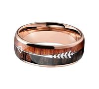 OSRGZRNGR Bague de rechange pour homme - Anti-rouille - Décorative - Anti-corrosion - Tendance - Style élégant - Grain de bois - Taille 7, Size 13, Plastique, comme description