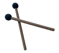 OSRGZRNGR Glockenspiel Lot de 2 maillets en caoutchouc pour batteurs pratiquants Noir 18,5 x 2,5 cm