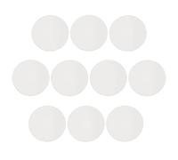 OSRGZRNGR Lot de 10 pièces de rechange en verre minéral plat de 1 mm d'épaisseur pour horloger 40,5 mm, 44.5mm, Plastique, comme description