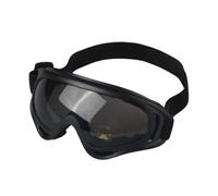 OSRGZRNGR Lunettes de protection de vélo faciles à ranger et équipement indispensable pour les cyclistes ABS moto anti-poussière ski snowboard lunettes de soleil noir - film gris