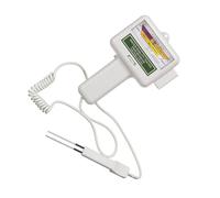 OSRGZRNGR Testeur de pH avec écran d'affichage numérique, fonctionnement simple, compteur de chlore à piles, sonde et indicateur d'acidité