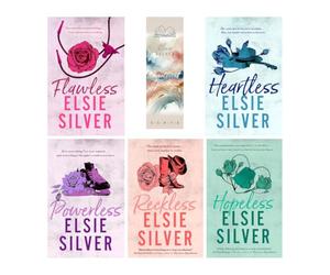 Osrya Bookmark & Chestnut Springs Lot de 5 livres (Reckless, Powerless, Heartless, Flawless, Hopeless) - Elsie Silver