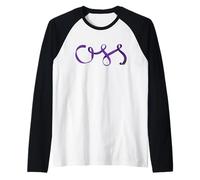OSS BJJ Purple Belt Art - Jiu Jitsu Lifestyle Design Manche Raglan