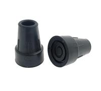 Ossenberg - Lot De 2 Embouts En Caoutchouc Pour Cannes de Marche et Béquilles - Noir - 16mm