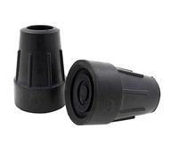 Ossenberg - Lot De 2 Embouts En Caoutchouc Pour Cannes Et Béquilles - Noir - 20mm