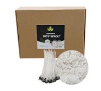 Ossidde® Cire de soja Premium chez 1kg - Cire de soja Naturelle écologique pour la Confection de Bougies - OFFERTES 100pcs Mèches de Bougie Bricolage