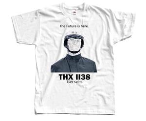 OSSMHP THX 1138 Movie Poster T Shirt v2 1971 Android Future White S to 5XL WhiteXL
