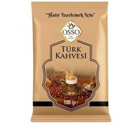 Osso Café turc - 1 x 100 g, finement moulu, plaisir de café traditionnel, aromatique et intense, convient pour la préparation de moka et d'expresso