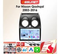 OSSURET 6115 autoradio Android pour Nissan Qashqai 2006 2007 2008 -2013 écran stéréo de voiture lecteur vidéo multimédia GPS AutoRadio Un QS1 de 9 pouces